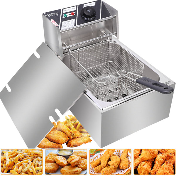 Winado 6L 2500W Electric Deep Fryer Commercial Tabletop Restaurant
